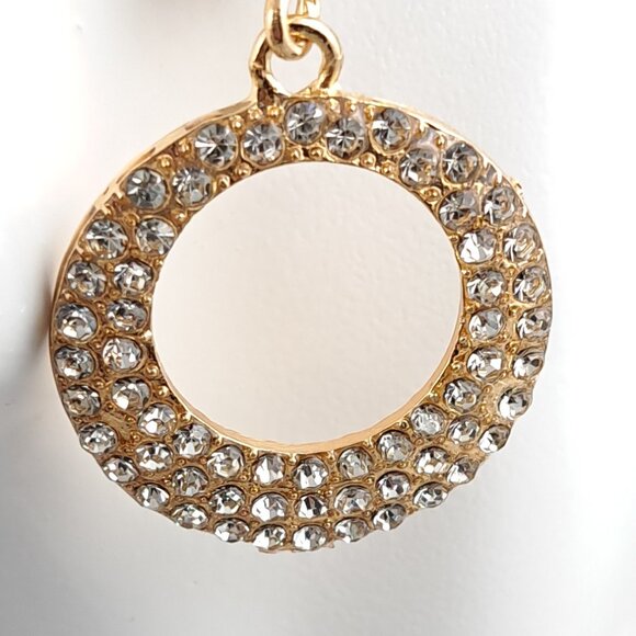 Radiant Gold Halo Hoops - Picture 2 of 5